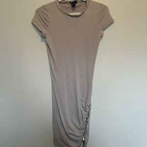 Mini Dress with Zipper Slit